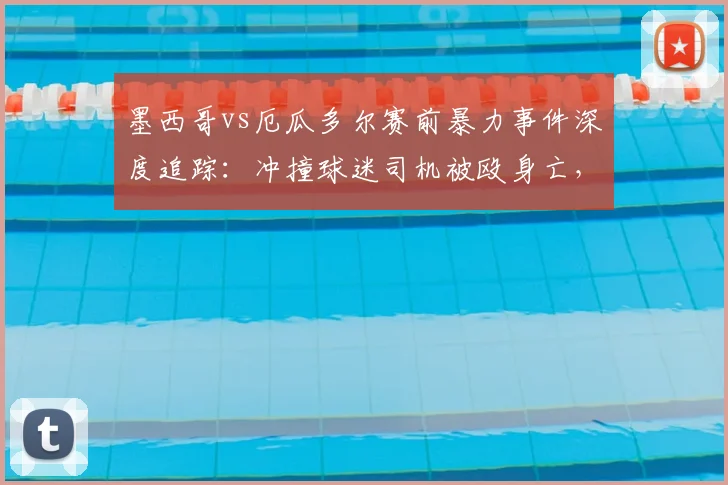 墨西哥vs厄瓜多尔赛前暴力事件深度追踪:冲撞球迷司机被殴身亡,探讨球场外安全隐患与教训